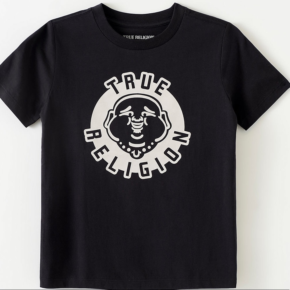 True Religion Felt Buddha Face‎ T-shirt